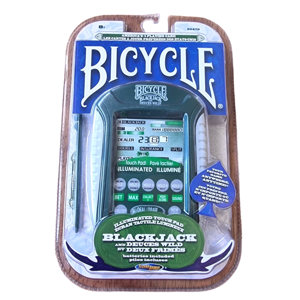 Bicycle Blackjack Game Handheld And Deuces Wild Electronic game 2009 NEW!